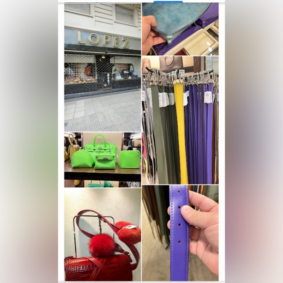 Sky Blue Crossbody/Hand Bag, 100% Argentine Leather Never Used Excel Condition - Picture 9 of 10